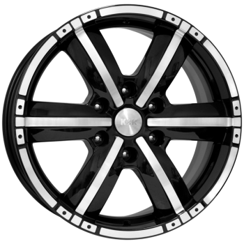 Автодиск K&K Окинава 7.5*17 6*139.7 ET25 106.1 алмаз черный