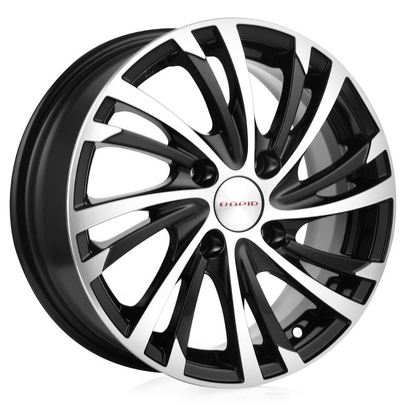 Автодиск K&K KC615-10 Trinity 6*15 5*114.3 Et45 67.1 алмаз черный
