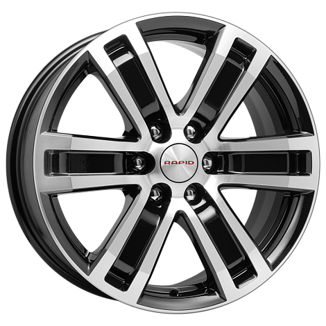 Автодиск K&K KC457 (R-7-Рольф)  7.5*17 6*139.7 ET25 106.1 алмаз черный