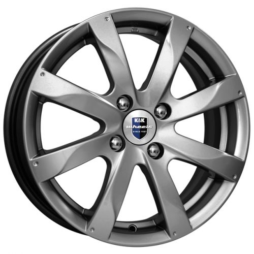 Автодиск K&K Джемини 6*15 4*114.3 ET44 56.6 дарк платинум
