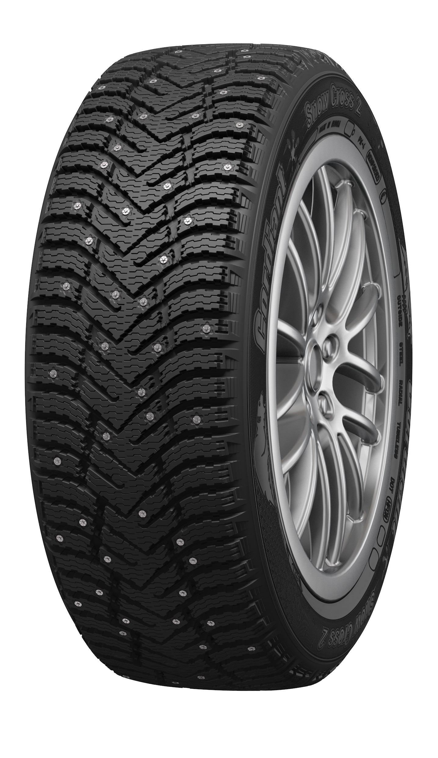 Автошина 215/55 R17 Cordiant SNOW_CROSS_2 98 T шип б/к