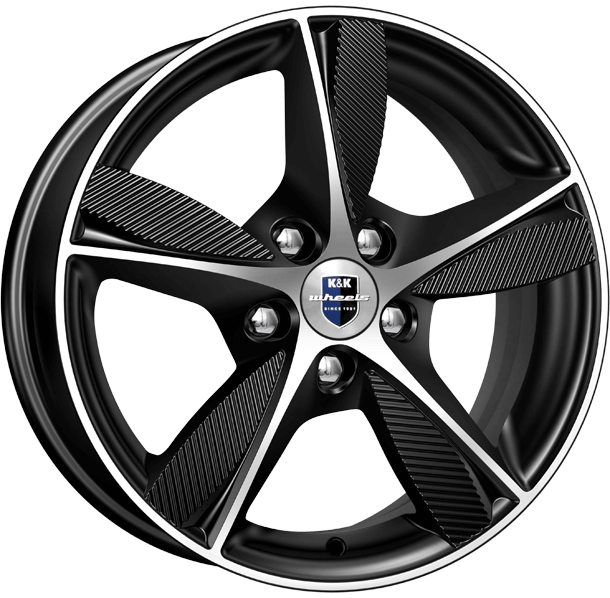 Автодиск K&K Каланг 6.5*17 5*108 ET33 60.1 алмаз черный