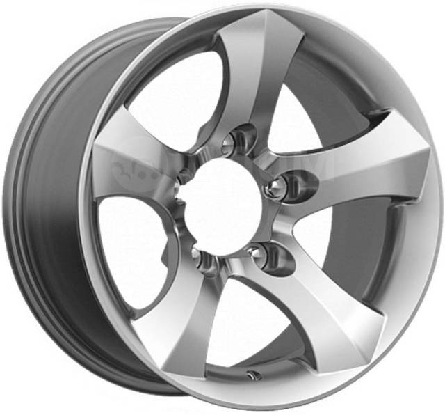 Автодиск K&K Айсберг 8*16 5*139.7 ET10 110.1 дарк платинум