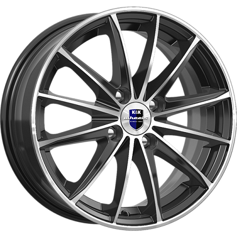 Автодиск K&K Пойнт Бланк-ориг. (КС884) 6*15 4*100 ET40 60.1 алмаз черный