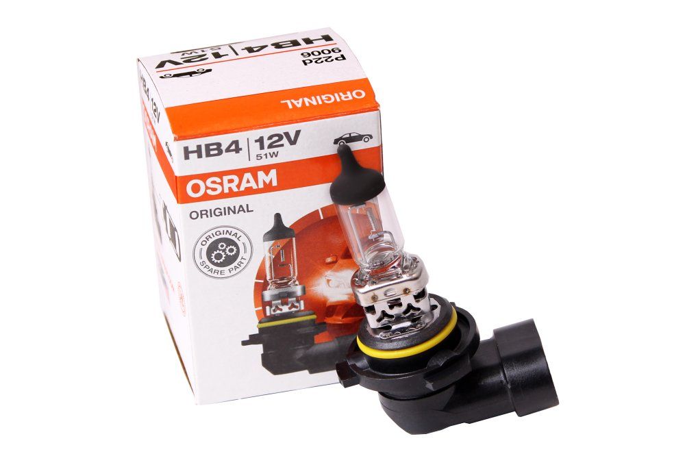 Автолампа OSRAM H3 12V 55W PK22s + 110% NBU блистер