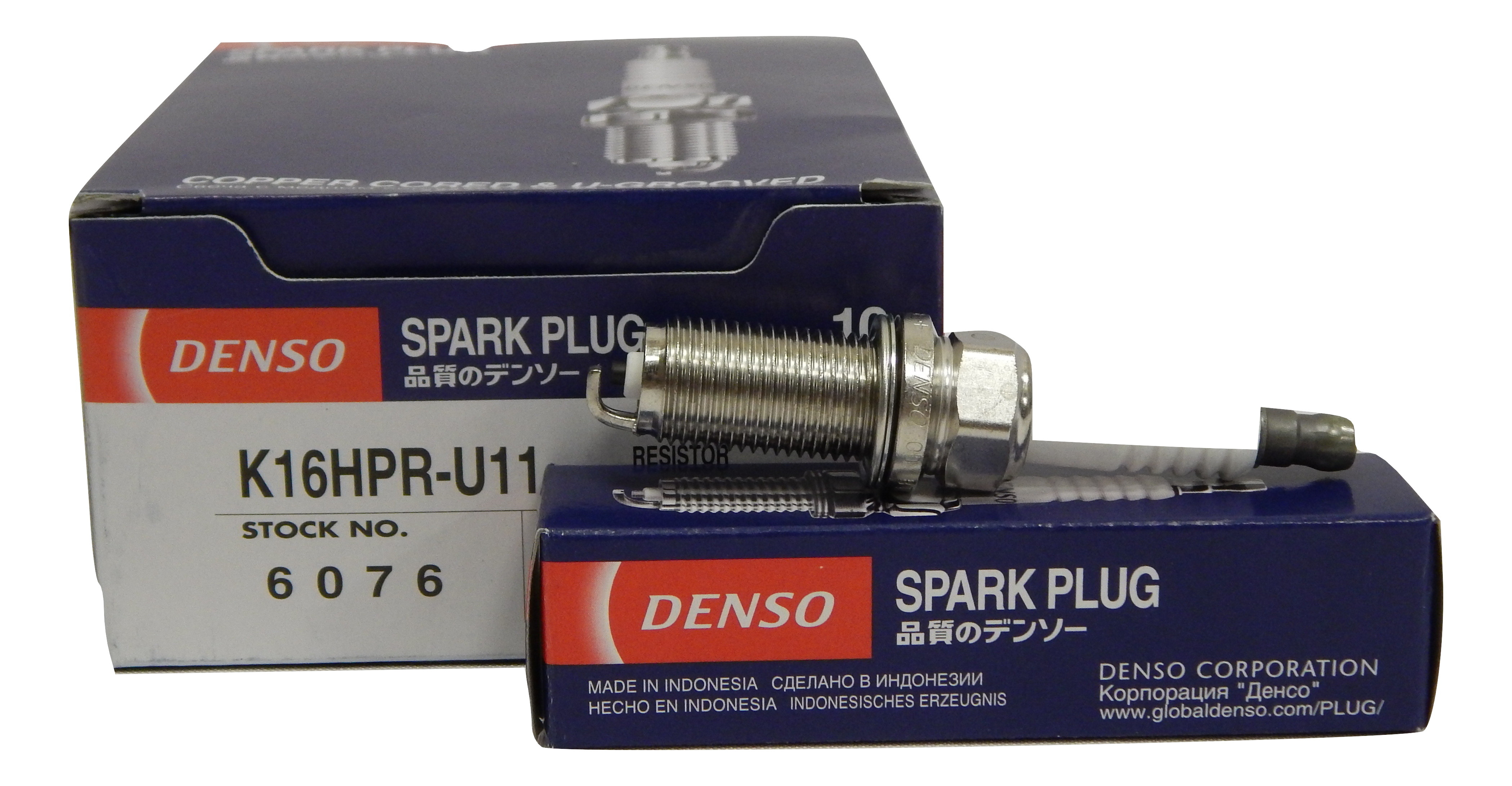 Свеча зажигания 6076 PEUGEOT 206/307/406 Denso K16HPRU11