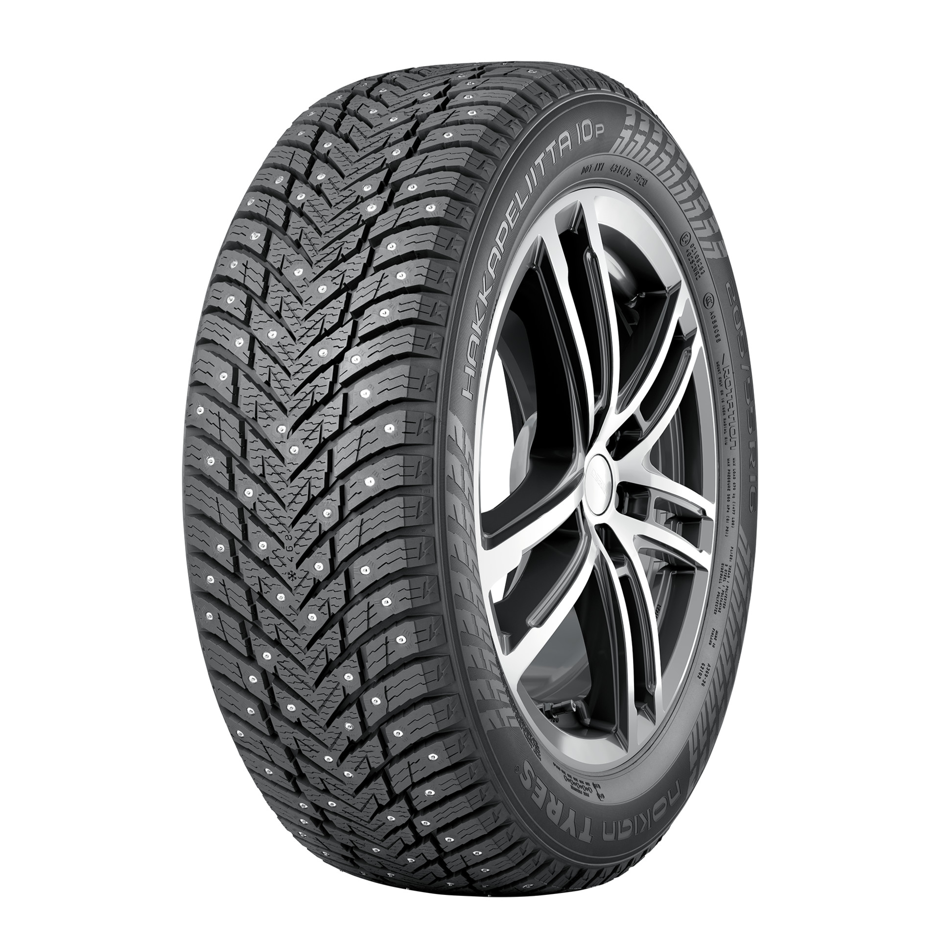 Автошина 195/65 R15 Nokian HKPL 10p XL 95 T шип