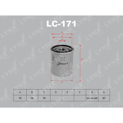Фильтр масляный TOYOTA AVALON 1MZ-FE/ARISTO 2JZ-GE/ALTEZZA 1G-FE/ALPHARD 1MZ-FE/WINDOM 1MZ-FE/2MZ-FE/1MZ-FE/3VZ-FE/ VEROSSA 1G-FE/1JZ-GTE/ESTIMA/LUCIDA/EMINA 1MZ-FE/2TZ-FE/2JZ-GE/CAMRY/VISTA 1C-TL/2C-TL/1VZ-FE/4VZ-FE/2MZ-FE/CARINA 1C LYNXauto LC171