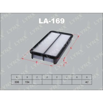 Фильтр воздушный TOYOTA IPSUM SXM10G/SXM15G/ MR-2 SW20G/SW20GT/GAIA ACM10G/ACM15G/SXM10G/SXM15G/ CAMRY/VISTA AZV50G/SV30/SV32/SV32GT/SV33GT/SV35/SV40/SV41/SV42/SV50/SV50G/VZV20/VZV30/VZV31/VZV32/ZZV50/ZZV50G/CARINA AT170 /AT170G/AT171/A LYNXauto LA169
