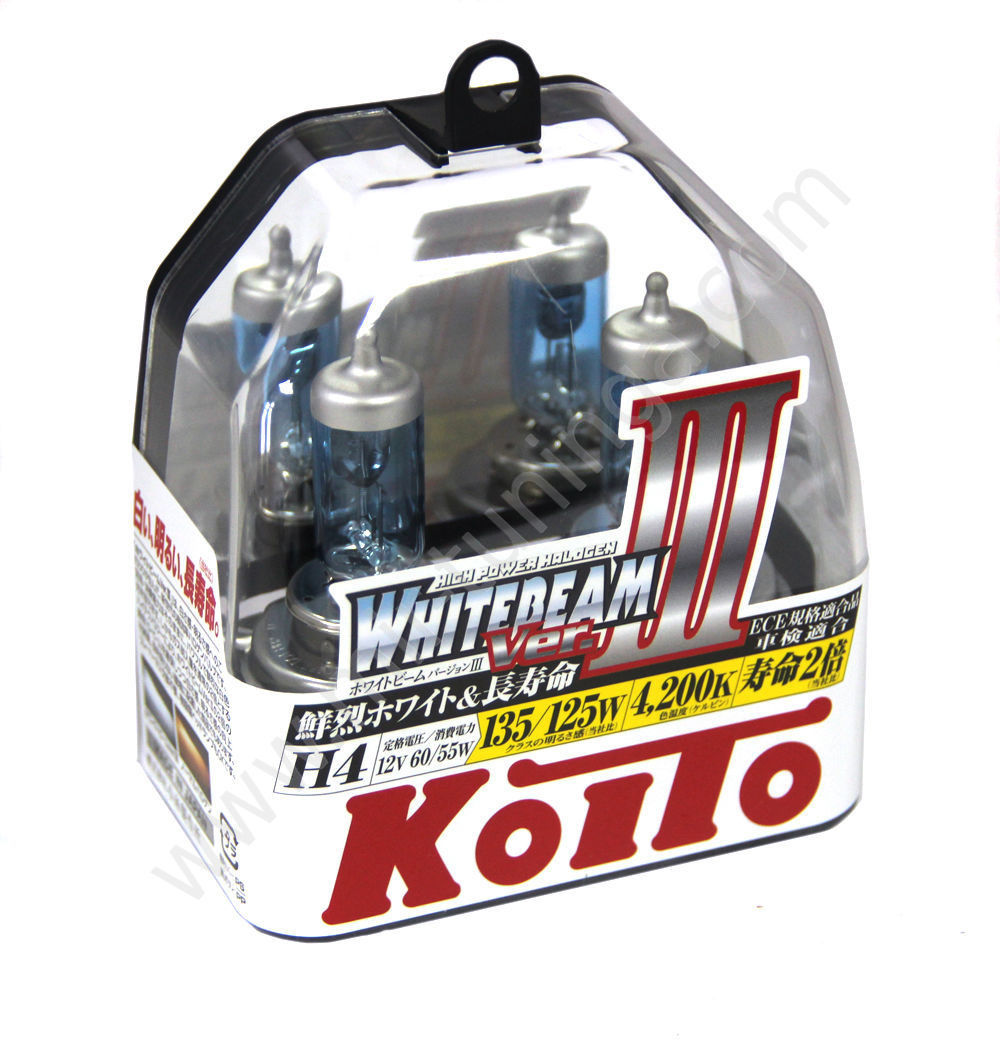 Автолампа KOITO Whitedeam H7 12V 55W(100W) высокотемпер P0755W