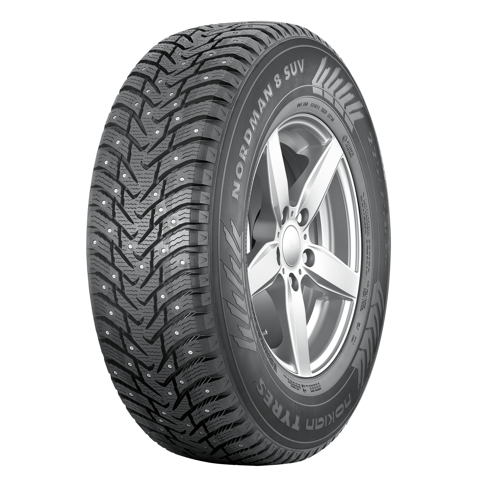 Автошина 225/60 R18 Nokian Nordman 8 SUV 104 T шип